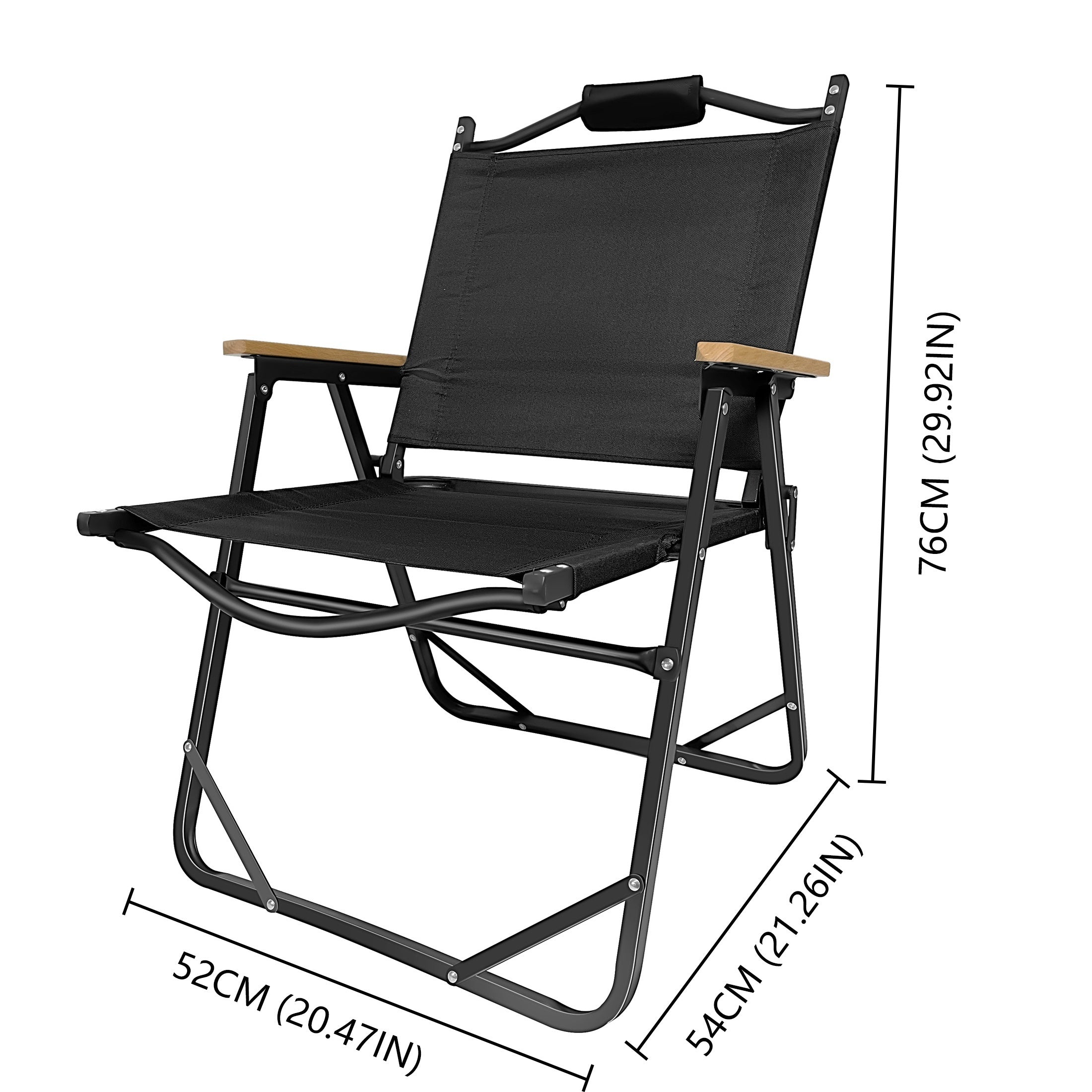 Foldable Camping Chair Aluminum Portable Folding Chair Camping Picnic Park