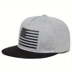 Men's American Flag Baseball Cap Adjustable Casual Hat Spring Autumn Summer