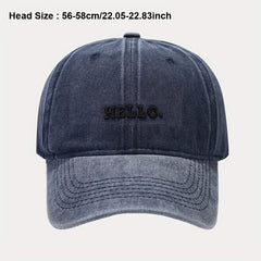 Soft Top Curved Brim Cap Embroidered Dad Hat