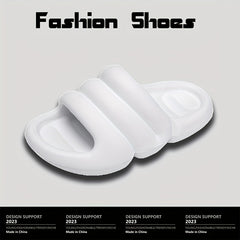 Men's Non Slip Platform Slides Soft Sole Cloud Slides