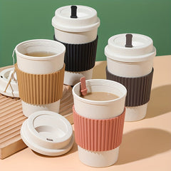 Portable Leakproof Coffee Cup for Outdoor and Home Use