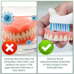 Denture Brush 4PCS Double Sided Toothbrush