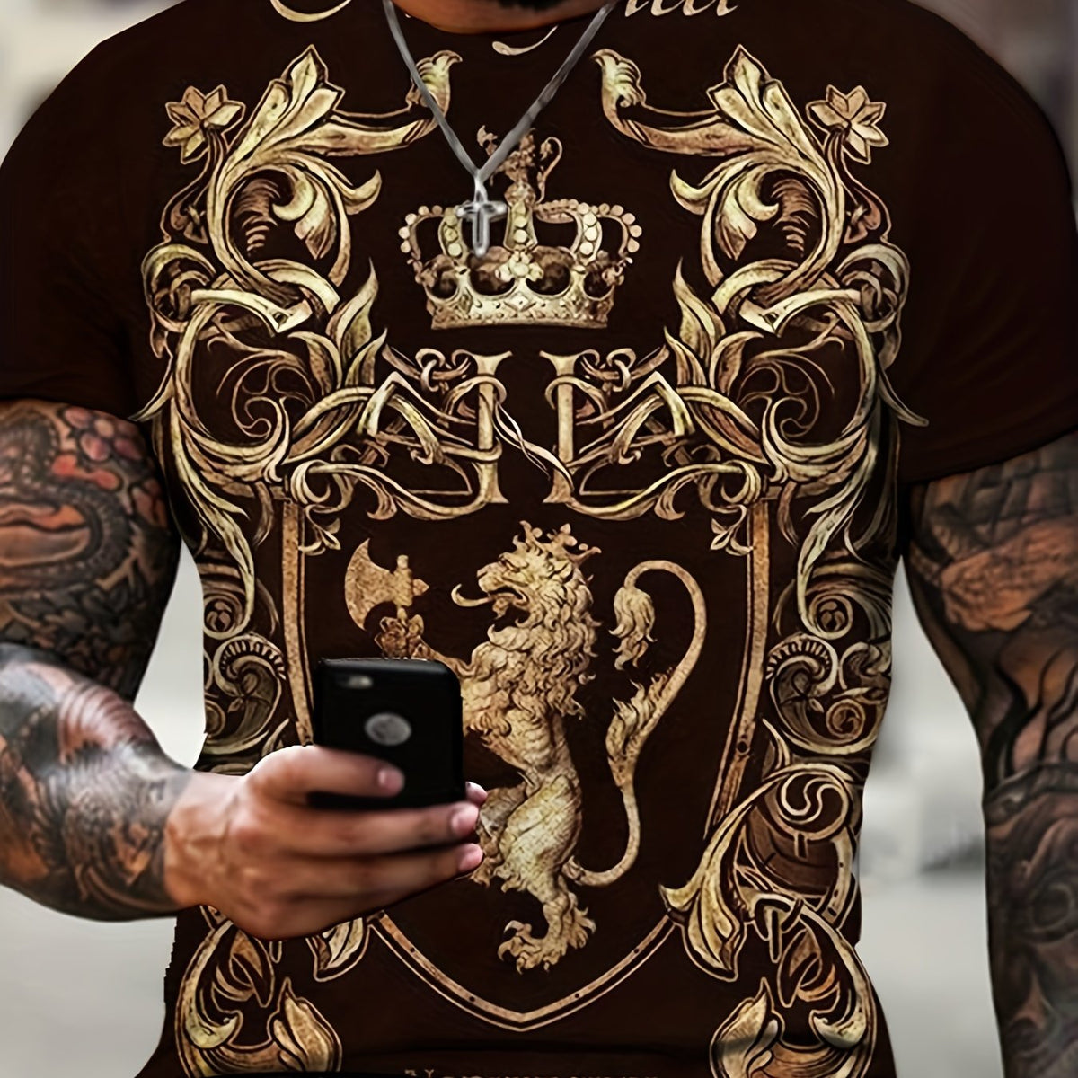 Crown & Lion Tee Men's Outdoor Clothing