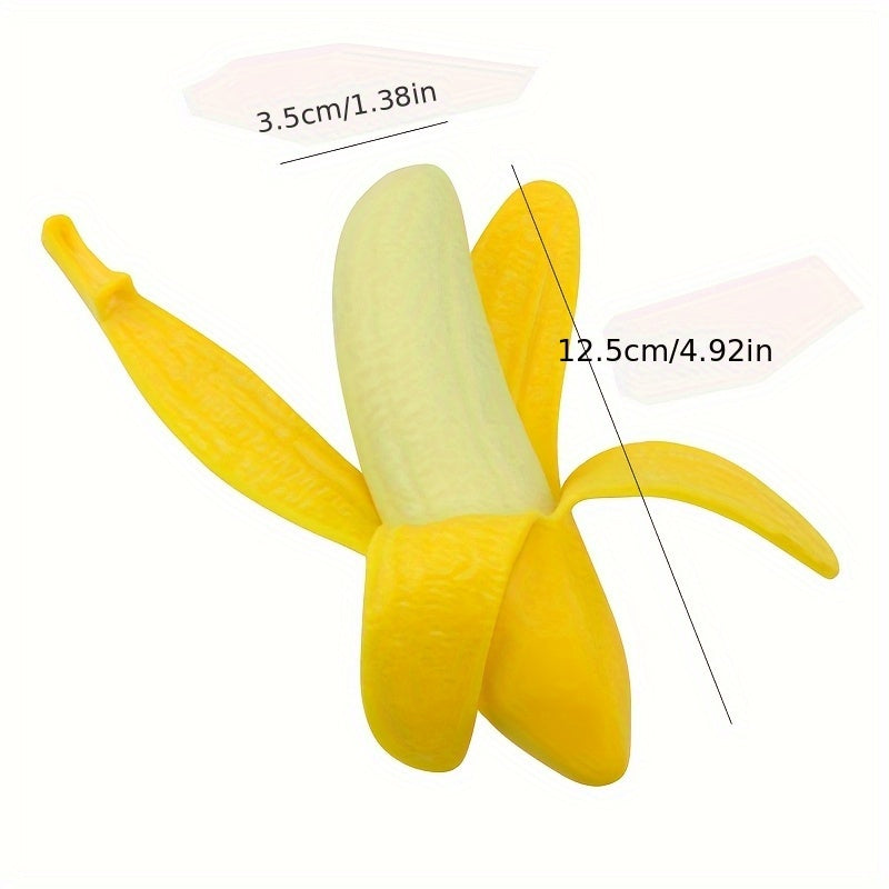 Banana Squeeze Toy Gag Gift Stress Relief Game for Adults & Teens