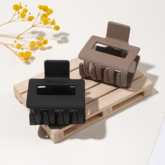 3pcs Frosted Hair Claw Clip Rectangle Hairpin Daily Hair Accessories