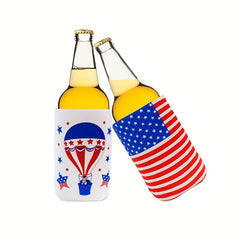 12pcs Pattern Insulated Beer Can Cooler Set for Various Events