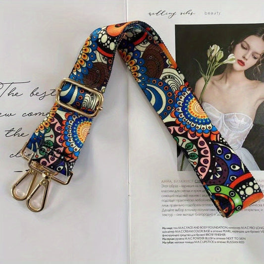 Vintage Ethnic Pattern Adjustable Bag Strap