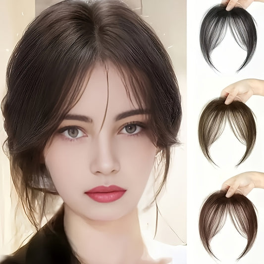 Women's High Temp Synthetic Hair Topper with Side Bangs
