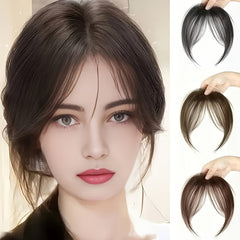 Women's High Temp Synthetic Hair Topper with Side Bangs