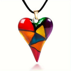 Stylish Colorful Love Necklace for Women