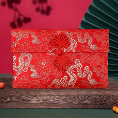 Chinese Silk Fabric Red Envelope Lucky Red Packet Year Gift