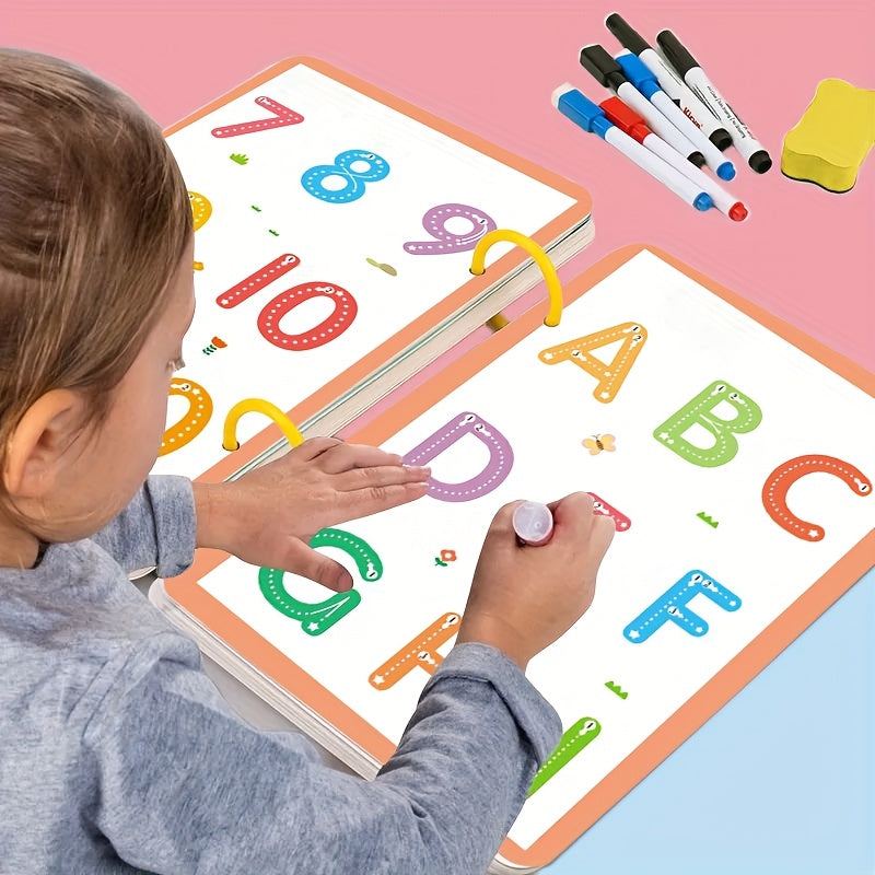Interactive Tracing Workbook for Number & Alphabet Practice