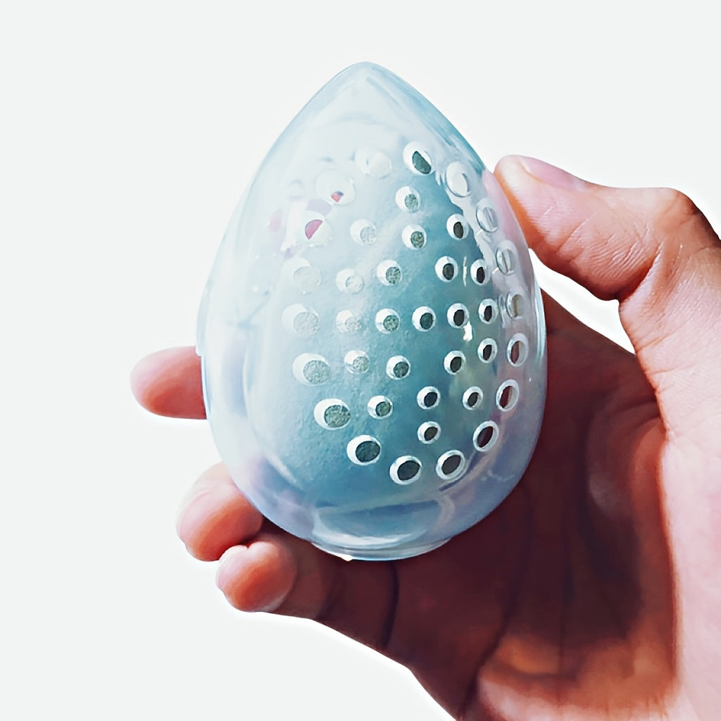 4pcs Makeup Sponge Case Protective Container Cosmetic Egg Storage Cases