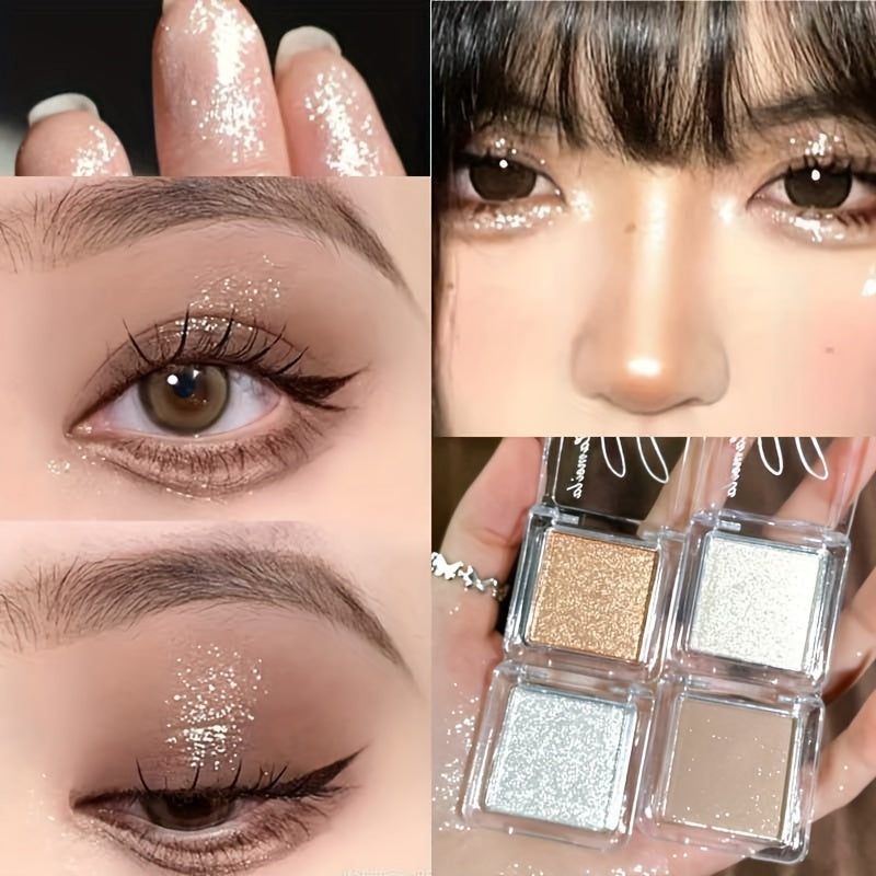 Monochrome Eyeshadow Powder Glitter Highlighter Sequins