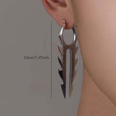 Punk Drop Earrings Y2K Gothic Darts Pendant Earring Women Men Jewelry
