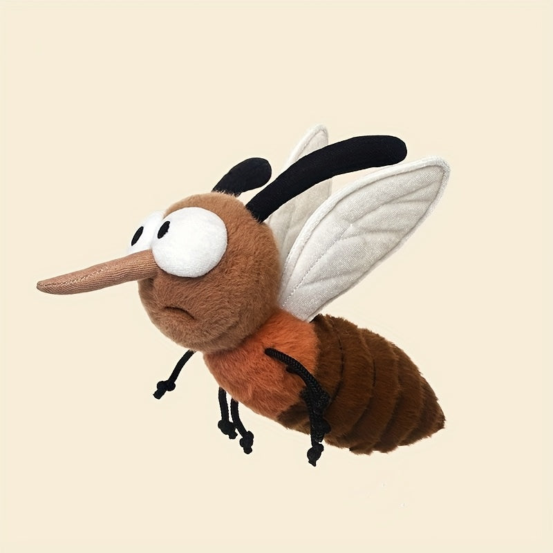 Mosquito Plush Toy Soft Fuzzy Stuffed Animal Funny Bug Doll Prank Gift