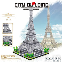Eiffel Tower Building Blocks Set Educational Toy ABS Material Mixed Colors