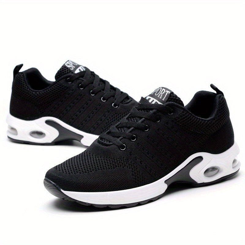 Men's Air Cushion Athletic Sneakers Lace-up Shoes