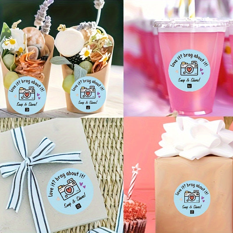 60PCS Retro Camera Stickers - Adorable and Perfect for Small Businesses