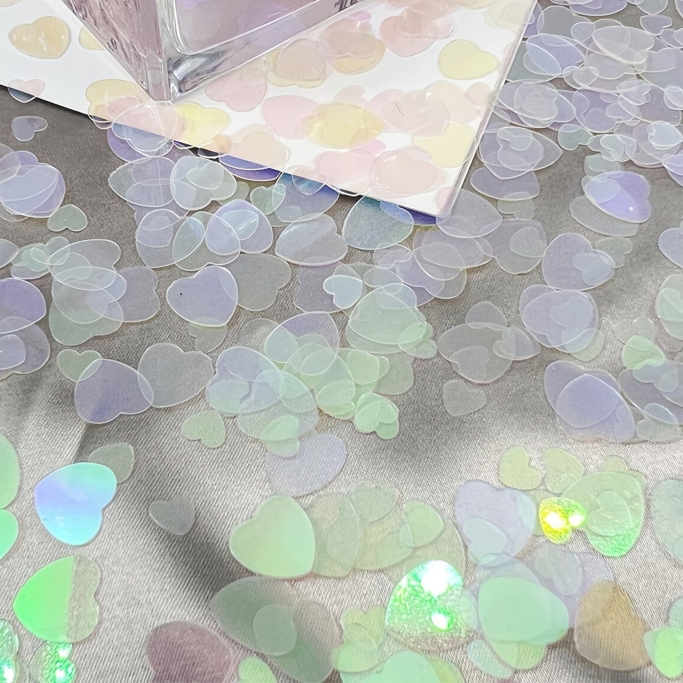 Peach Heart Wedding Confetti Mixed Styles Decorative Confetti