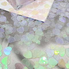Peach Heart Wedding Confetti Mixed Styles Decorative Confetti