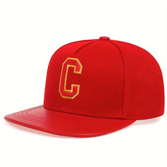 Men's Outdoor C Letter Baseball Cap Adjustable Casual Hat Hip Hop Hat