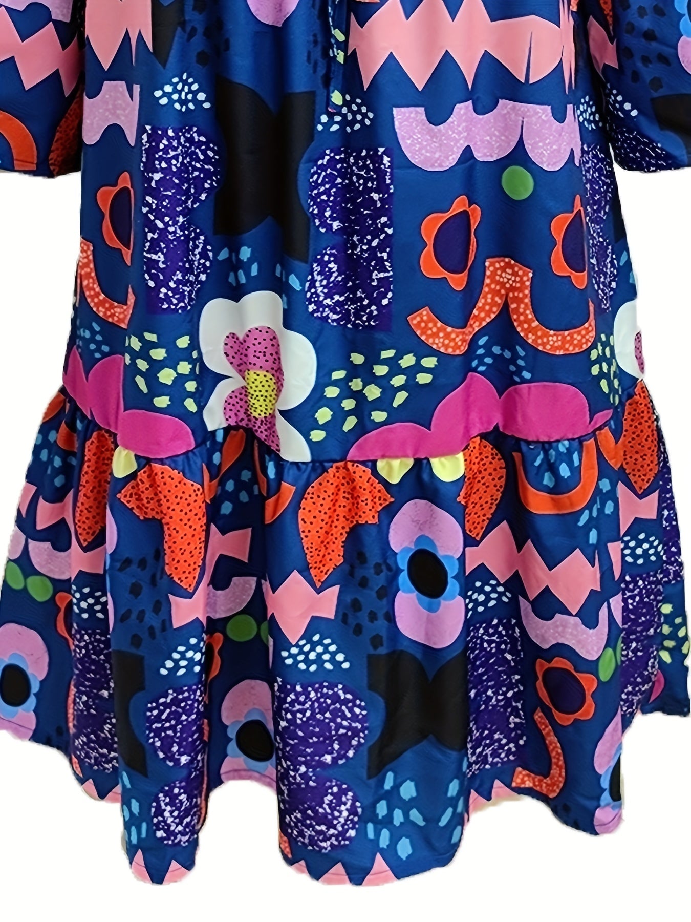  Bell Sleeve Smock Dress