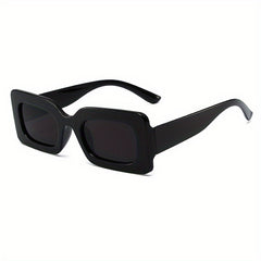 Y2K Rectangle Sunglasses UV400 Sun Shades for Beach Party Club