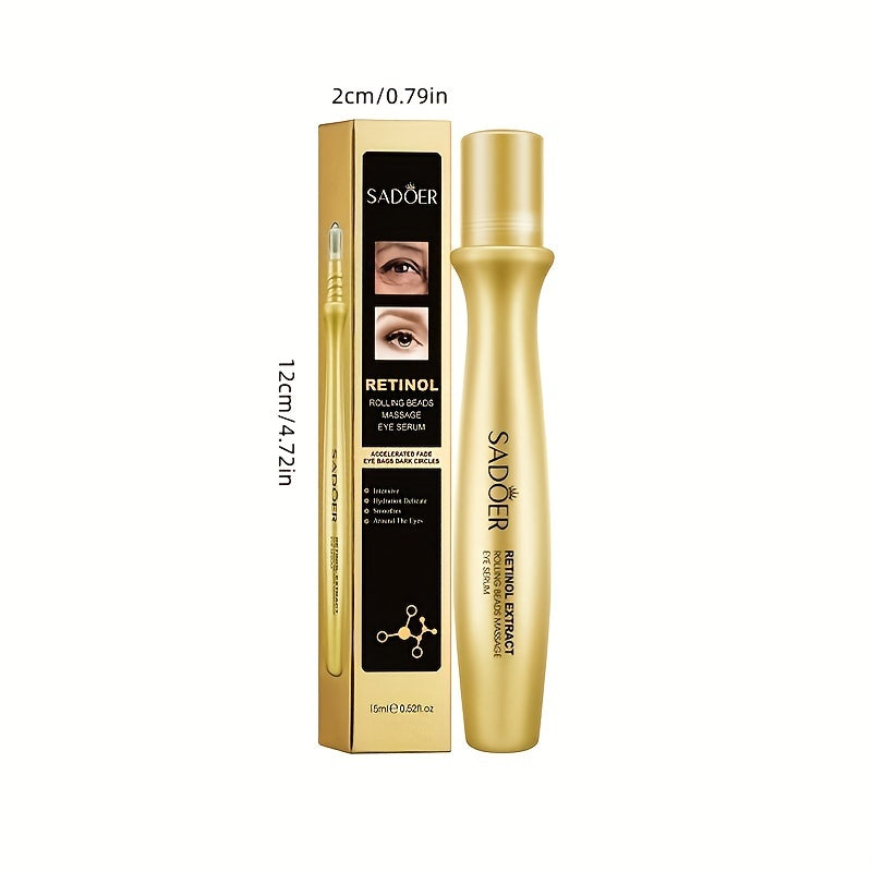 Retinol Eye Serum Roll-On for Dark Circles & Wrinkles
