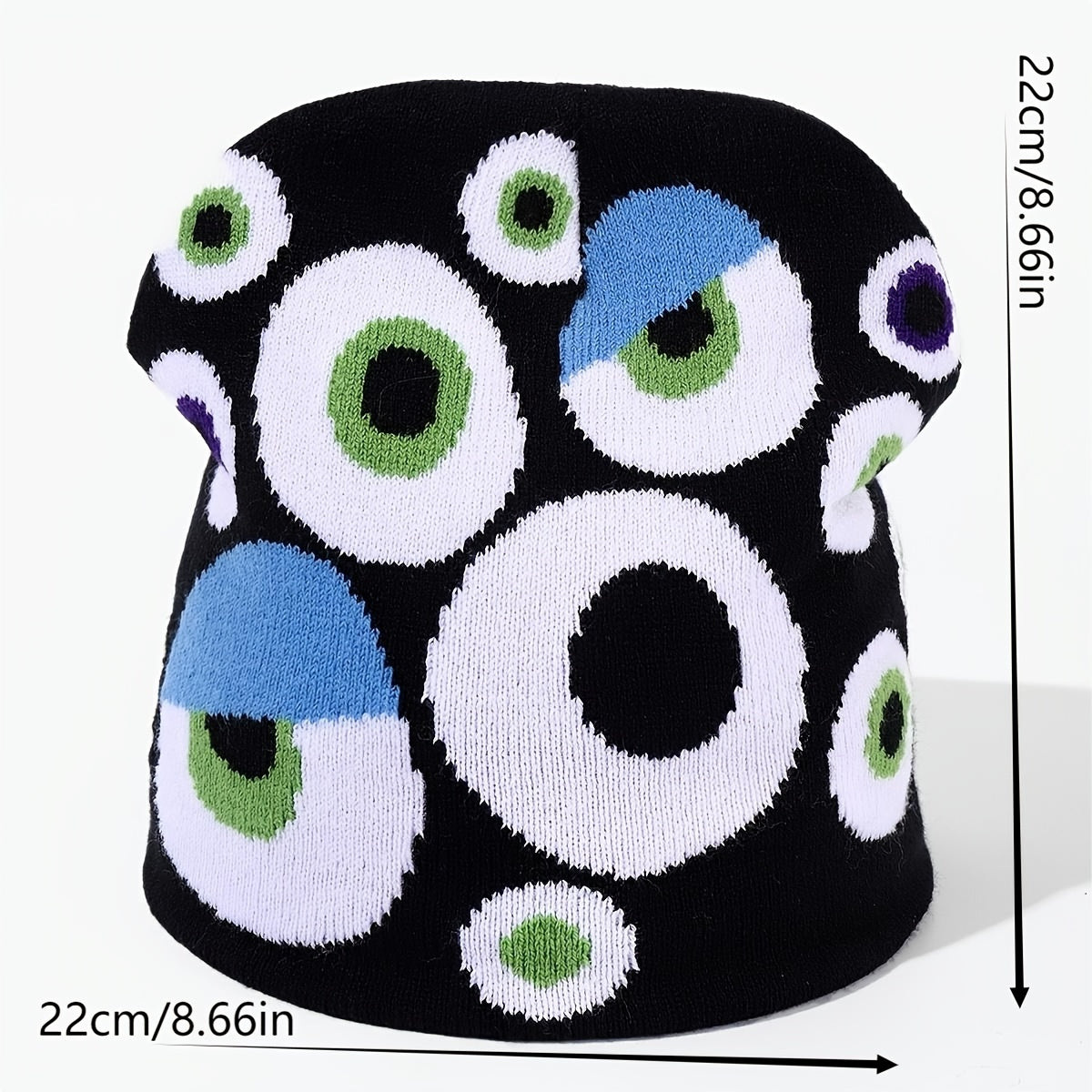 Eye Jacquard Men's Knitted Hat