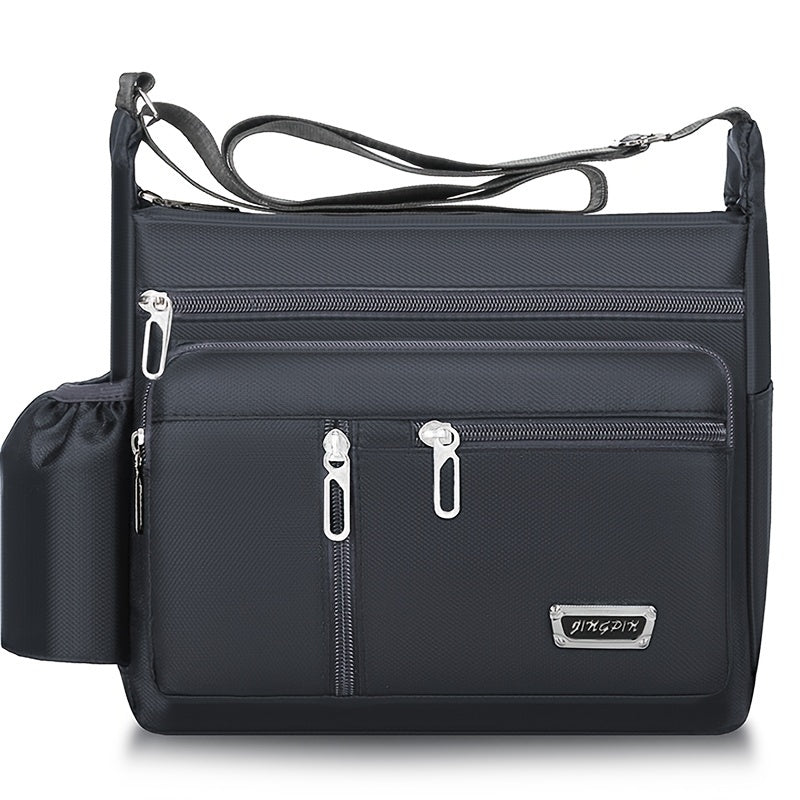 Nylon Casual Briefcase Functional Storage Organizer Messenger Bag