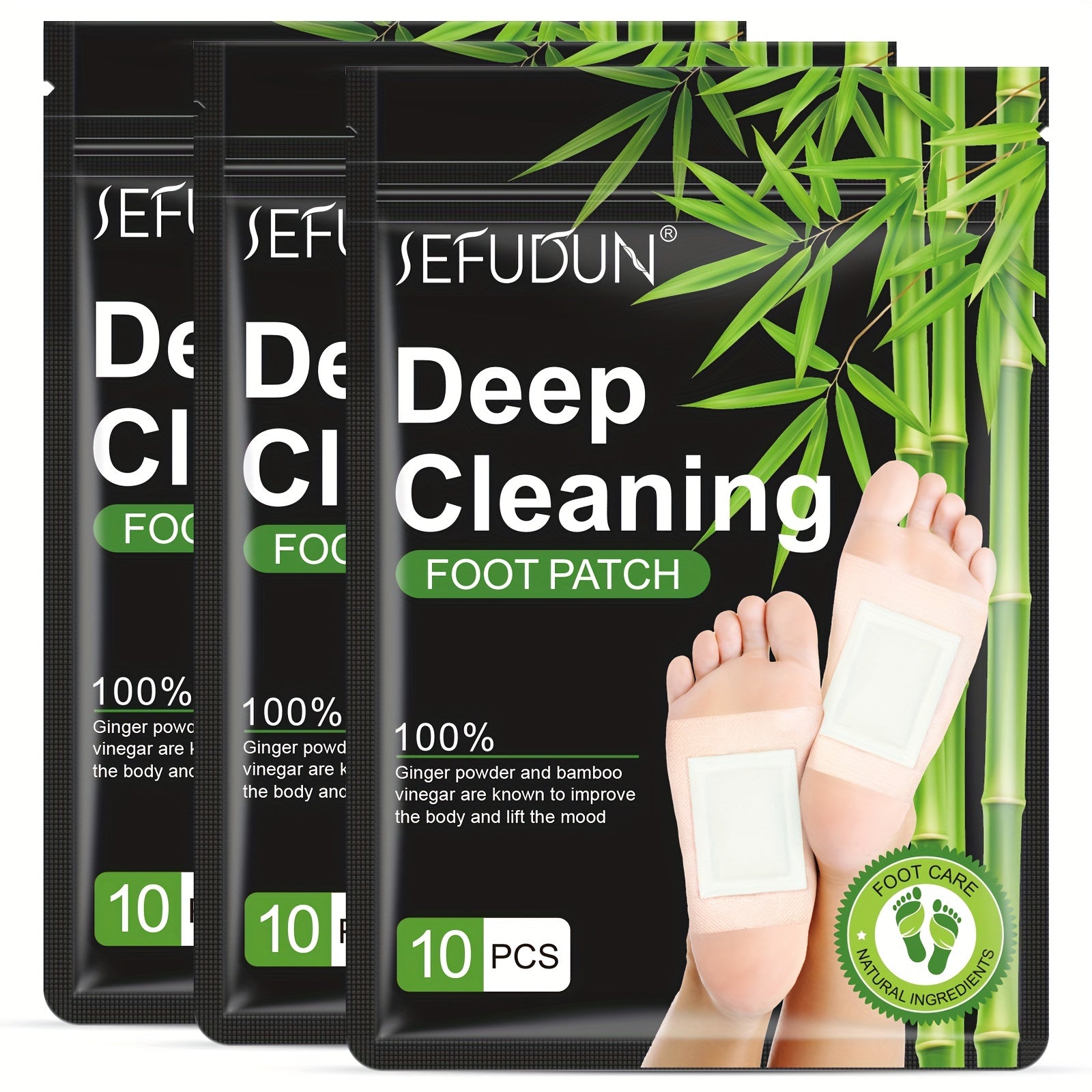 Bamboo Vinegar Ginger Foot Pads for Foot Care