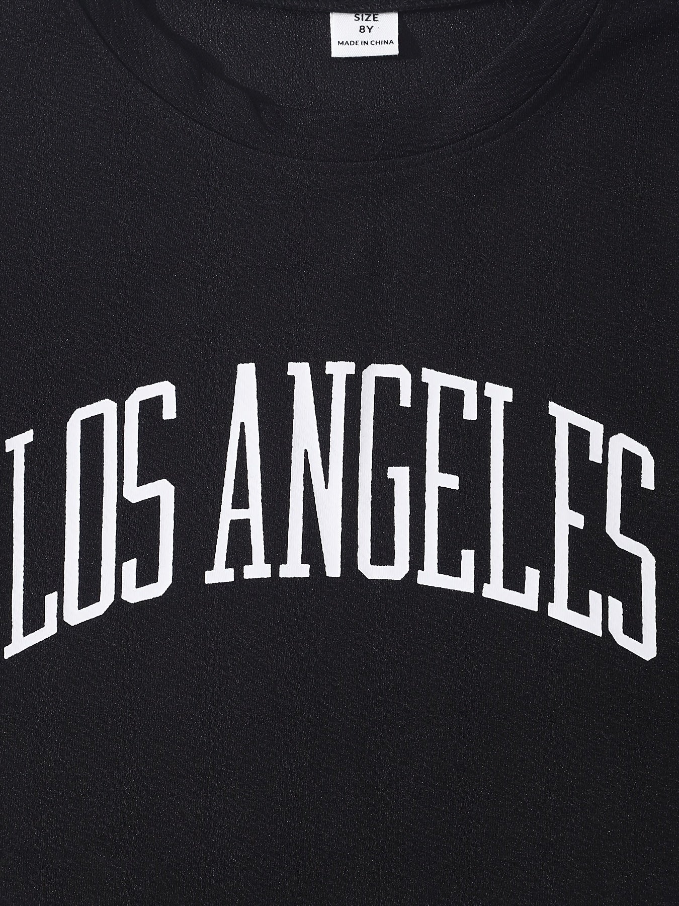 Boys LA Print T-Shirt & Shorts Set for Summer Kids