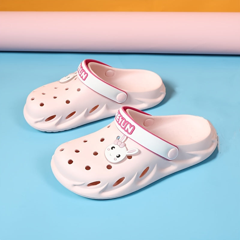 Women's Cartoon Flat Clogs Casual Breathable Sandals