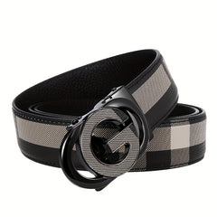 Men's Leather Belt Business Casual Jeans Belt Retro