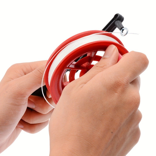 100M Flying Kite Line String With Plastic Reel Handle Winder Grip Wheel