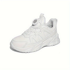 Chunky Boy's Shoes w/ Rotating Buckle Non Slip Sneakers