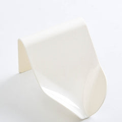 Wall Mounted Soap Dish Self Adhesive Plastic Drain Soap Holder