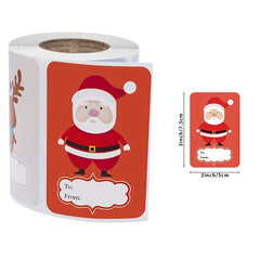 250pcs Festive Snowman Stickers for Christmas Decor