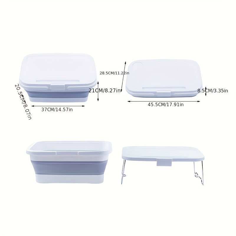 Folding Outdoor Picnic Basket Waterproof Storage Box