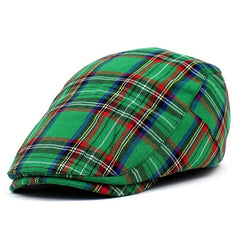 British Plaid Beret Outdoor Outing Wear Men Women