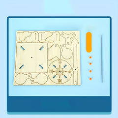 Wooden Wind Vane DIY Assembly Small Gift Science Puzzle