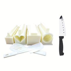 10pcs Sushi Maker Roller Rice Mold DIY Sushi Making Mold Kitchen Tool