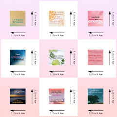 50pcs Inspirational Quotes Laptop Waterproof Vinyl Positive Stickers Easter