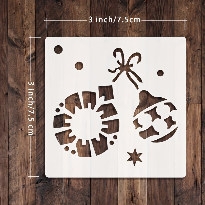 25pcs Christmas Stencils DIY Art Crafts Drawing Template for Painting