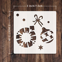 25pcs Christmas Stencils DIY Art Crafts Drawing Template for Painting