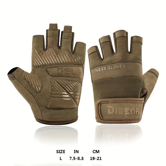 Silicone Protective Non Slip Gym Gloves for Pull Bar & Dumbbell Training