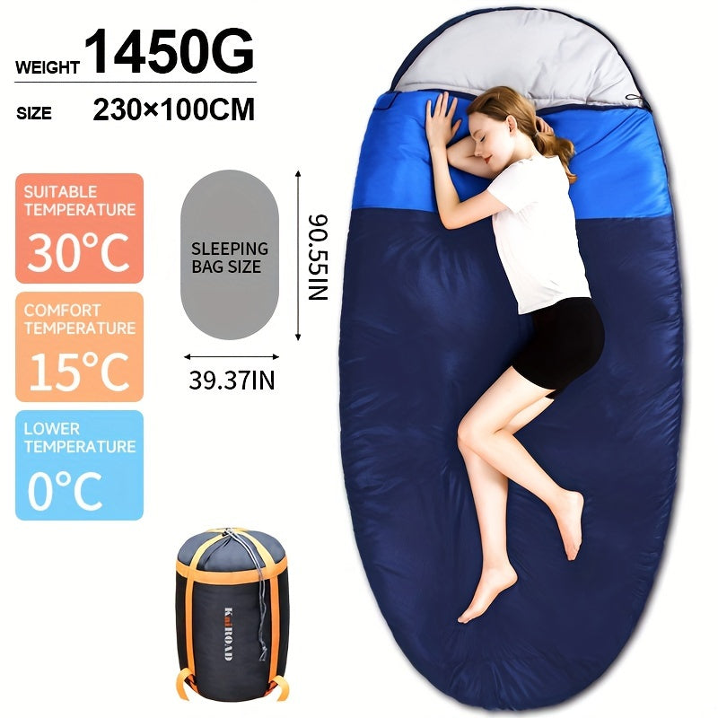 Portable Sleeping Bag Autumn Winter Thick Warm Sleeping Bag Outdoor Camping