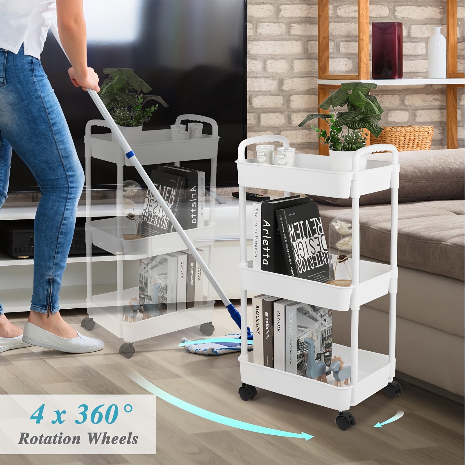 Clamp Seam Shelf Kitchen Seasoning Refrigerator Gap Organizer
