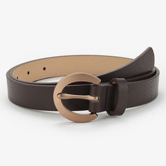 Women's Alloy Pin Buckle Shirt Dress Belt